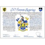 2006 Official letters patent from the Vlaamse Heraldische (...)