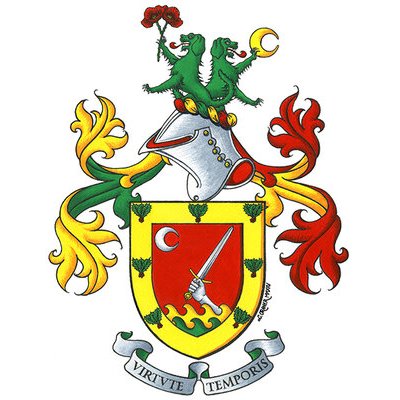 2025 - Création des armes de la famille Theuret (France). 

Gouache, encre et aquarelle sur papier chiffon à la forme « Arches », 300g/m2, grain fin.

Format papier : 23 x 31 cm