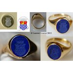 2015 Signet ring for man of 13.6 g of yellow gold 18 ct, (...)