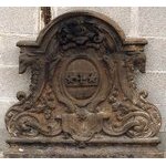 Taque Bernot de Charant Fireplace plate in cast iron of the end of the XVIIIth (...)