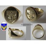 2019 Signet ring for a man in yellow gold 18 carats of 11 g (...)