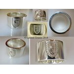 2018 Signet ring for man in massive silver 14 g, head of 15 (...)