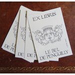 2018 Ex-libris (France). Impression numérique HD noire sur (...)