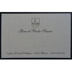2018 Cartes de visite 8,2 x 12,8 cm. Impression numérique sur (…)