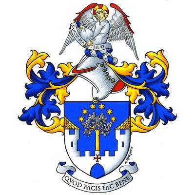 2025 - Creation of the Coat of Arms of the family Mativon (Berry, France).

_ Mixed technique gouache and watercolour on paper made from rags 'Arches', cold pressed 300g/m2.

Paper size: 23 x 31cm