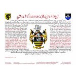 2012 Lettre patente officielle d'armoiries de la famille (…)