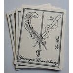 2019 Bookplate (France). HD digital black printing on paper (…)
