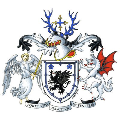 2025 - Creation of the Coat of Arms of the family Labille (France).

_ Mixed technique gouache and watercolour on paper made from rags 'Arches', cold pressed 300g/m2.

Paper size: 31 x 41 cm