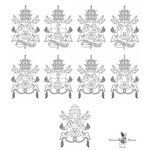 2005 Proposition d'esquisses pour les armoiries du Pape (…)