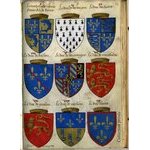 2012 Armorial de la fin XVe siècle Armorial universel calligraphié et peint à la main de la (…)