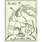 1999 Alliance bookplate (France). Letterpress printing on (…)