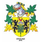 2009 Canting arms of the Léonard's family (France). Mixed (…)