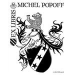 2000 Bookplate (France & Russia). Letterpress printing on (…)