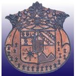 2006 Taque aux armes de Christophe de Cult Plaque de cheminée du XVIIe siècle aux armes du (…)