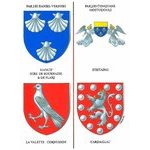 Alliances of the French noble families Lagarcie, Mancip, d'Estaing, La (…) Mixed technic gouache and watercolour on paper made from (…)