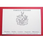 2020 Carton de correspondance 10 x 15 cm. Impression (…)