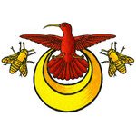 2022 Badge en couleur de M. Longlune (Belgique). Gouache, (…)
