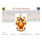 2009 Lettre patente officielle d'armoiries de la famille (…)
