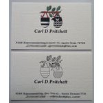 2020 Cartes de visite 8 x 5 cm. Impression numérique couleur (…)