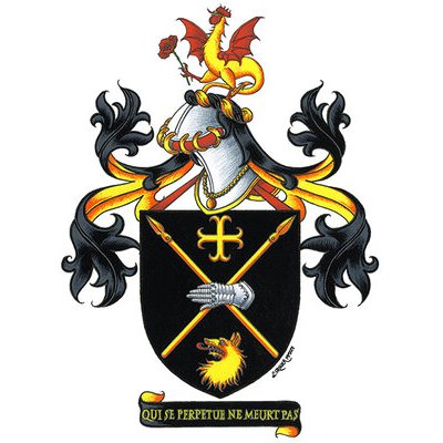 2025 - Creation of the Coat of Arms of the family Gérardy (Wallonia, Belgium)under the authority of the Conseil d'Héraldique et de Vexillologie de la Communauté française de Belgique.

_ Mixed technique gouache and watercolour on paper made from rags 'Arches', cold pressed 300g/m2.

Format papier : 23 x 31cm