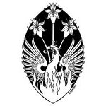 2015 Badge au trait de l'héraldiste française Anne (…)