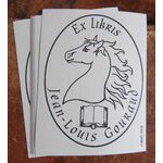 2018 Bookplate (France). HD digital black printing on paper (…)